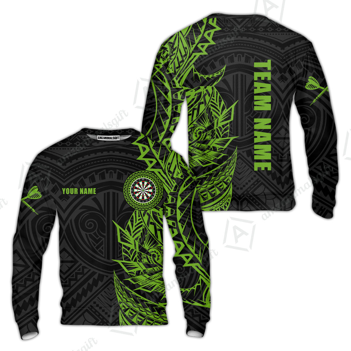 Custom Tribal Darts Team Men Polo Shirts, Darts uniforms Tribal Darts Personalized Name And Team Name