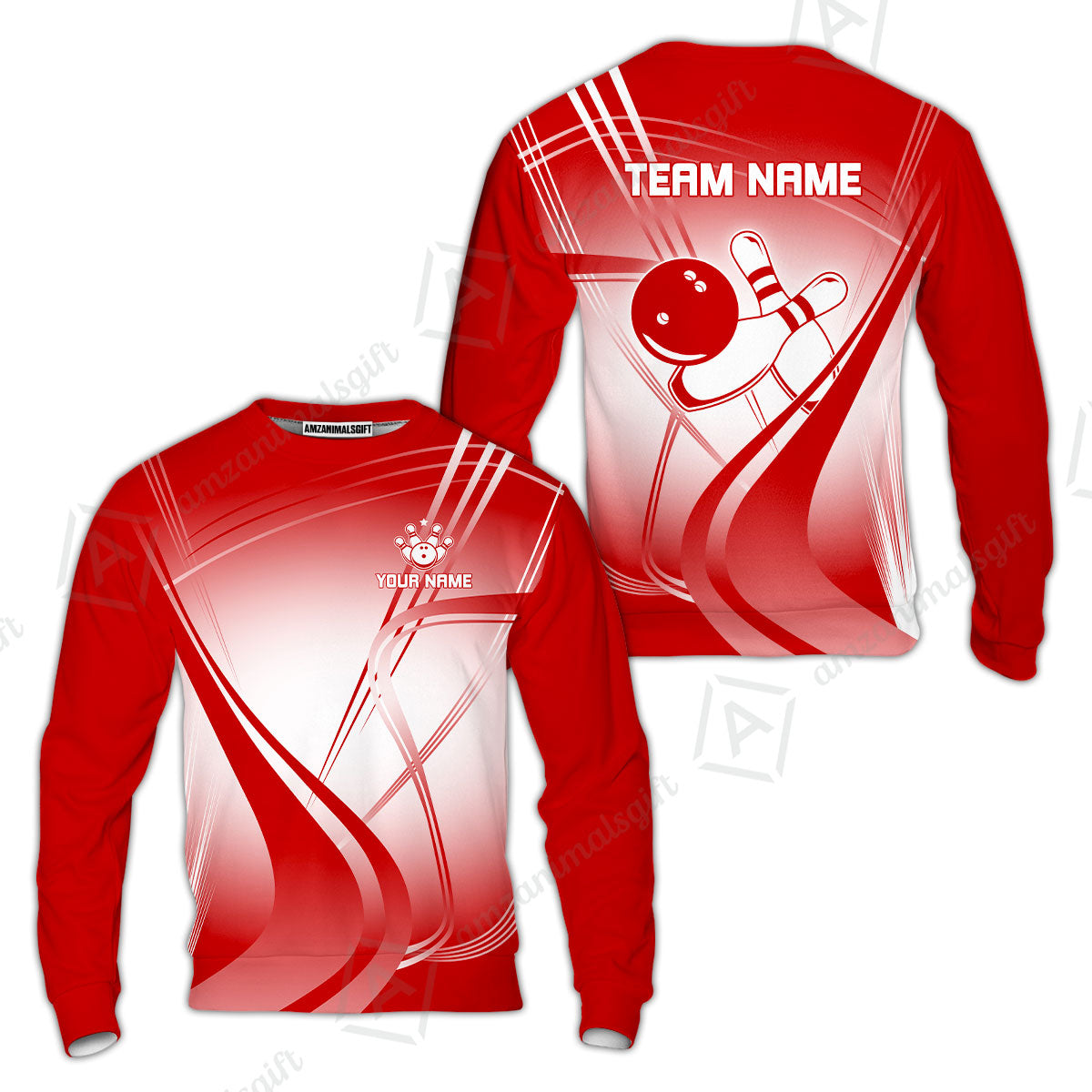 Customized Bowling Sweatshirt, Custom Bowling Uniform Sweatshirt, Multicolor Team Style Jersey for Bowlers