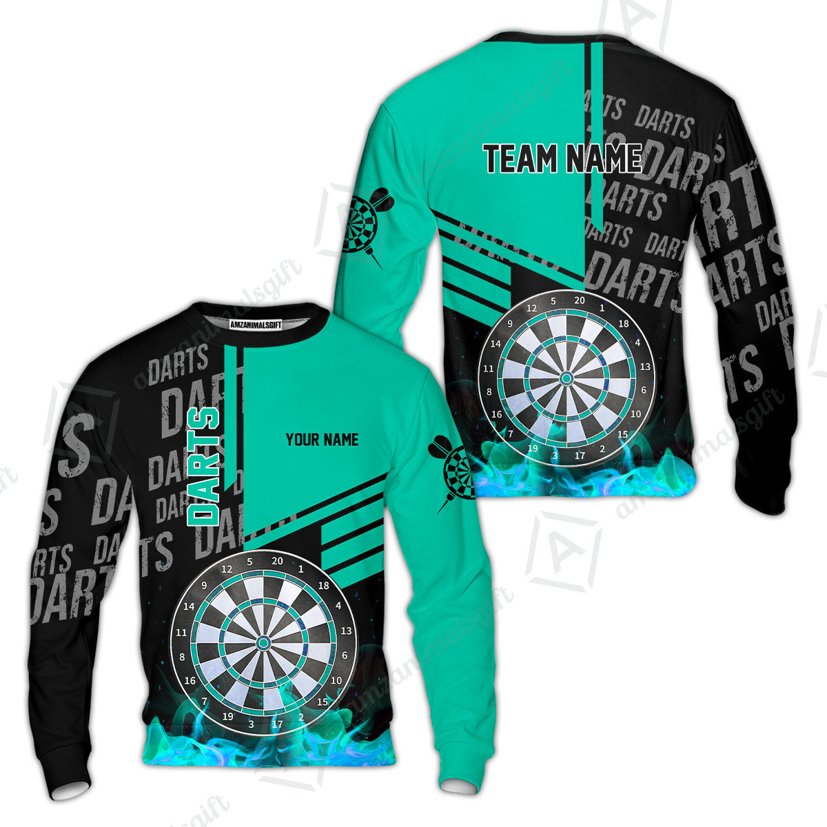 Custom Fire Darts Men Polo Team Shirts, Custom Darts League Team Jersey Polo , Custom Darts Team Jerseys Uniform