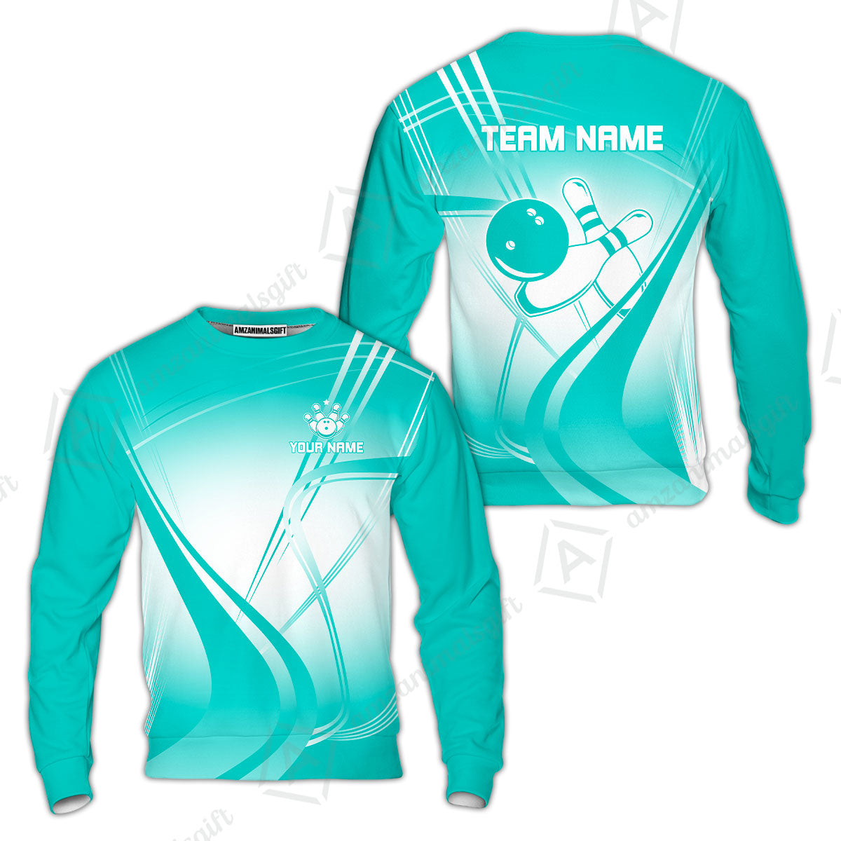 Customized Bowling Sweatshirt, Custom Bowling Uniform Sweatshirt, Multicolor Team Style Jersey for Bowlers