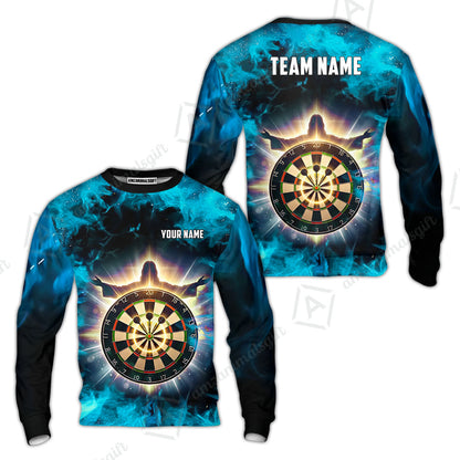 Custom Darts Team Jersey, Personalized Heavenly Strike Dart Polo Shirt For Players With Name & Team Name