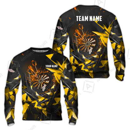 Custom Darts Team Jersey, Personalized Fury Dart Jersey Shirt For Players With Name & Team Name