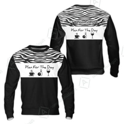 Custom Bowling Jersey Polo Shirt, Pink Zebra Pattern Bowling, Custom Bowling Jersey Team Shirt For Players With Name & Team Name