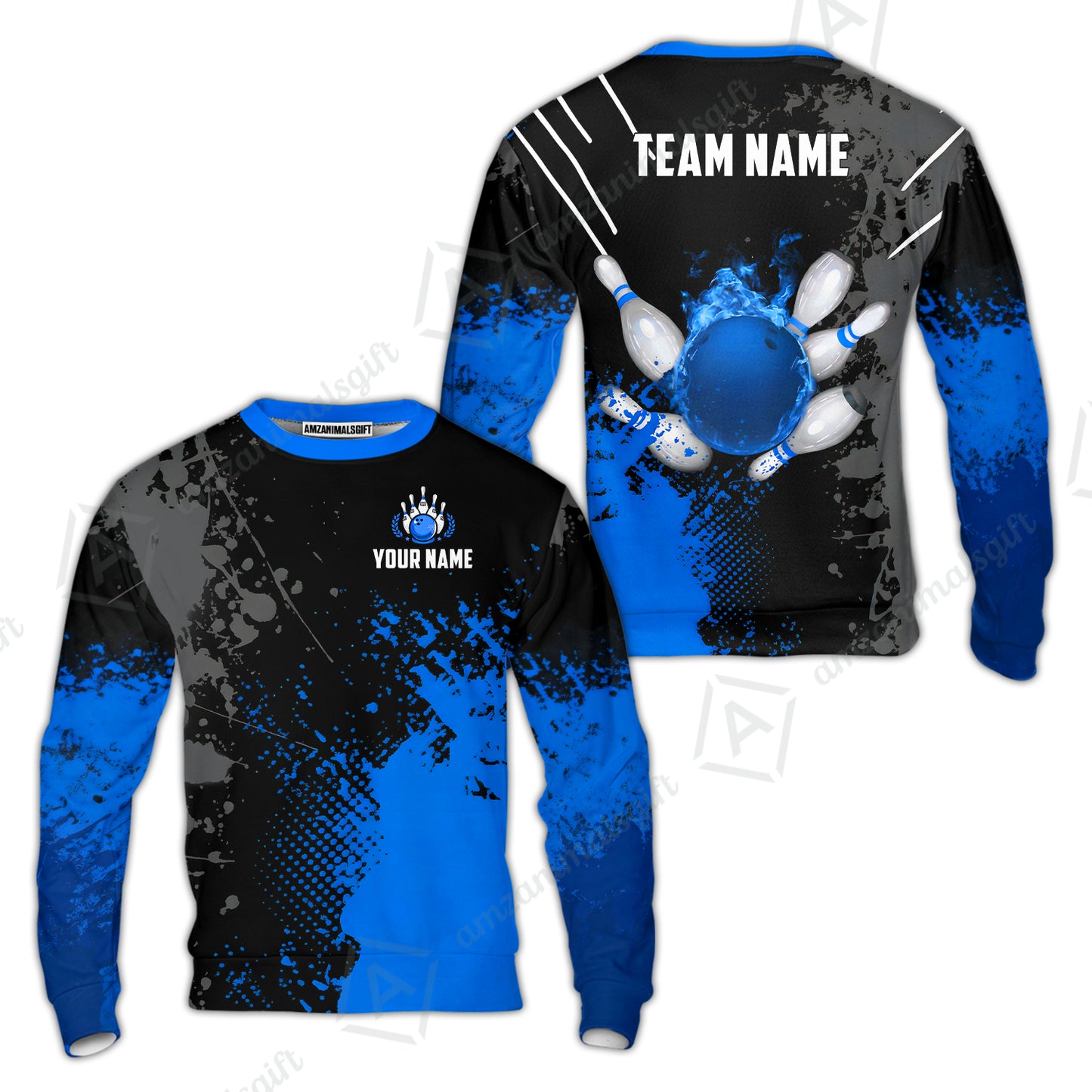 Custom Bowling Jersey Polo Shirt, Fire Ball Bowling, Custom Bowling Jersey Team Shirt For Players With Name & Team Name