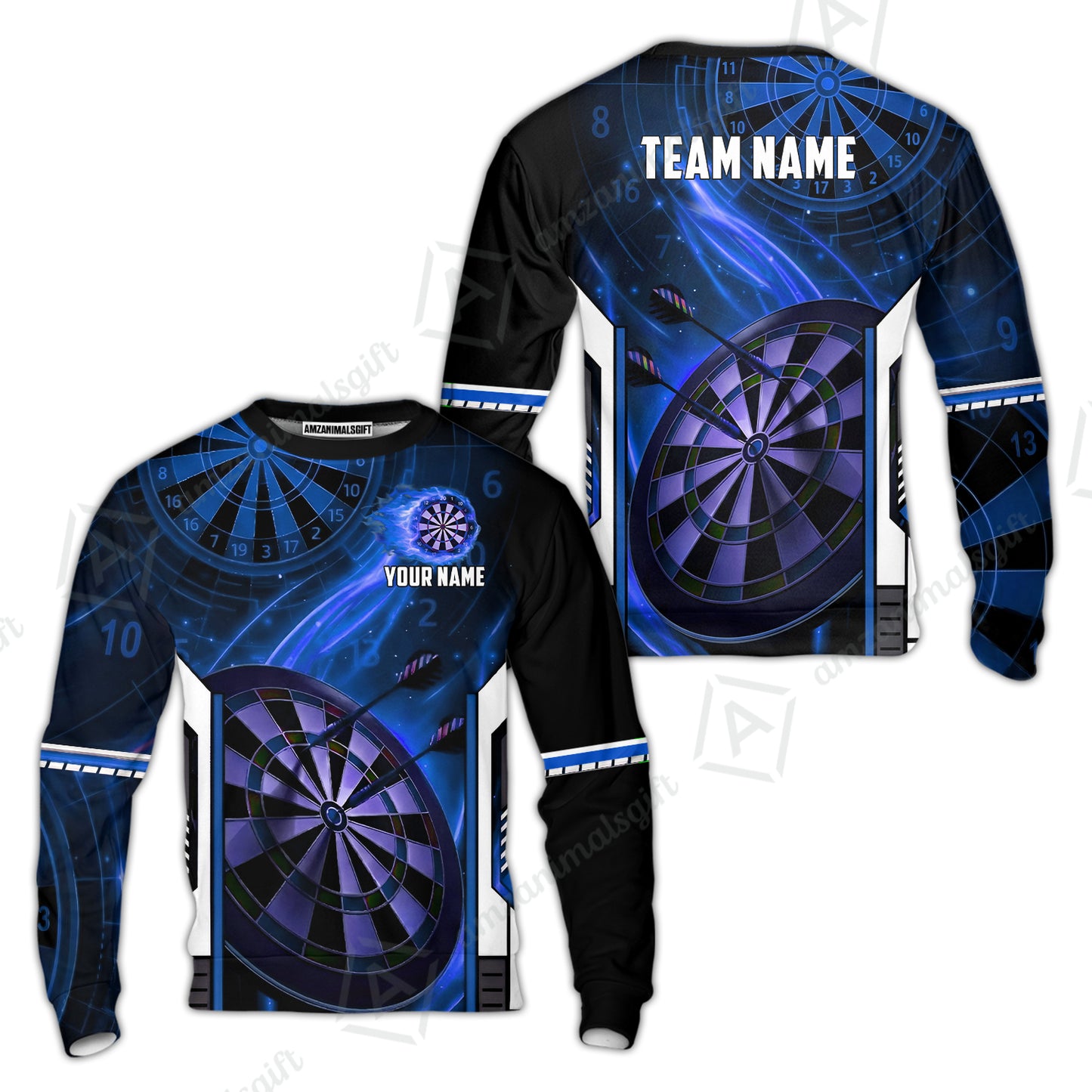 Custom Darts Team Jersey, Personalized Galaxy Darts Team Shirt For Players With Name & Team Name