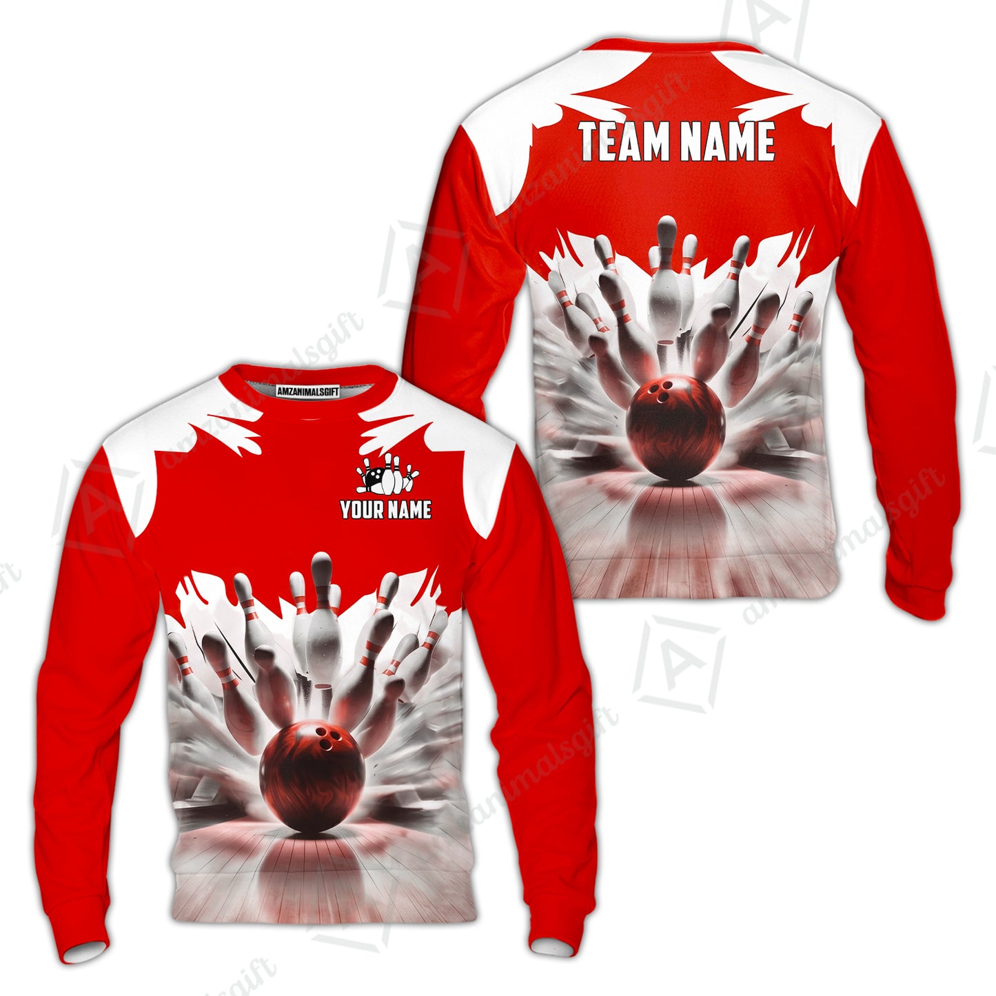 Custom Bowling Jersey Polo Shirt, Electric Marble Strike, Custom Bowling Jersey Team Shirt For Players With Name and Team Name