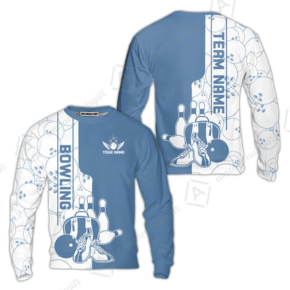 Custom Bowling Team Jersey Bowling Shoes Polo Shirts, Bowling Team Uniforms, Personalized Name And Team Name