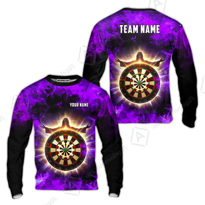 Custom Darts Team Jersey, Personalized Heavenly Strike Dart Polo Shirt For Players With Name & Team Name