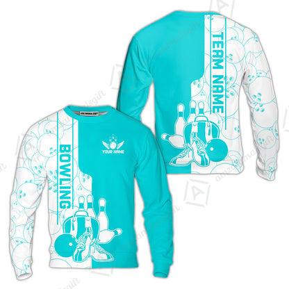 Custom Bowling Team Jersey Bowling Shoes Polo Shirts, Bowling Team Uniforms, Personalized Name And Team Name