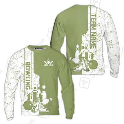 Custom Bowling Team Jersey Bowling Shoes Polo Shirts, Bowling Team Uniforms, Personalized Name And Team Name