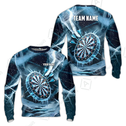 Custom Darts Team Jersey, Personalized Ice Strike Darts Polo Shirt For Players With Name & Team Name