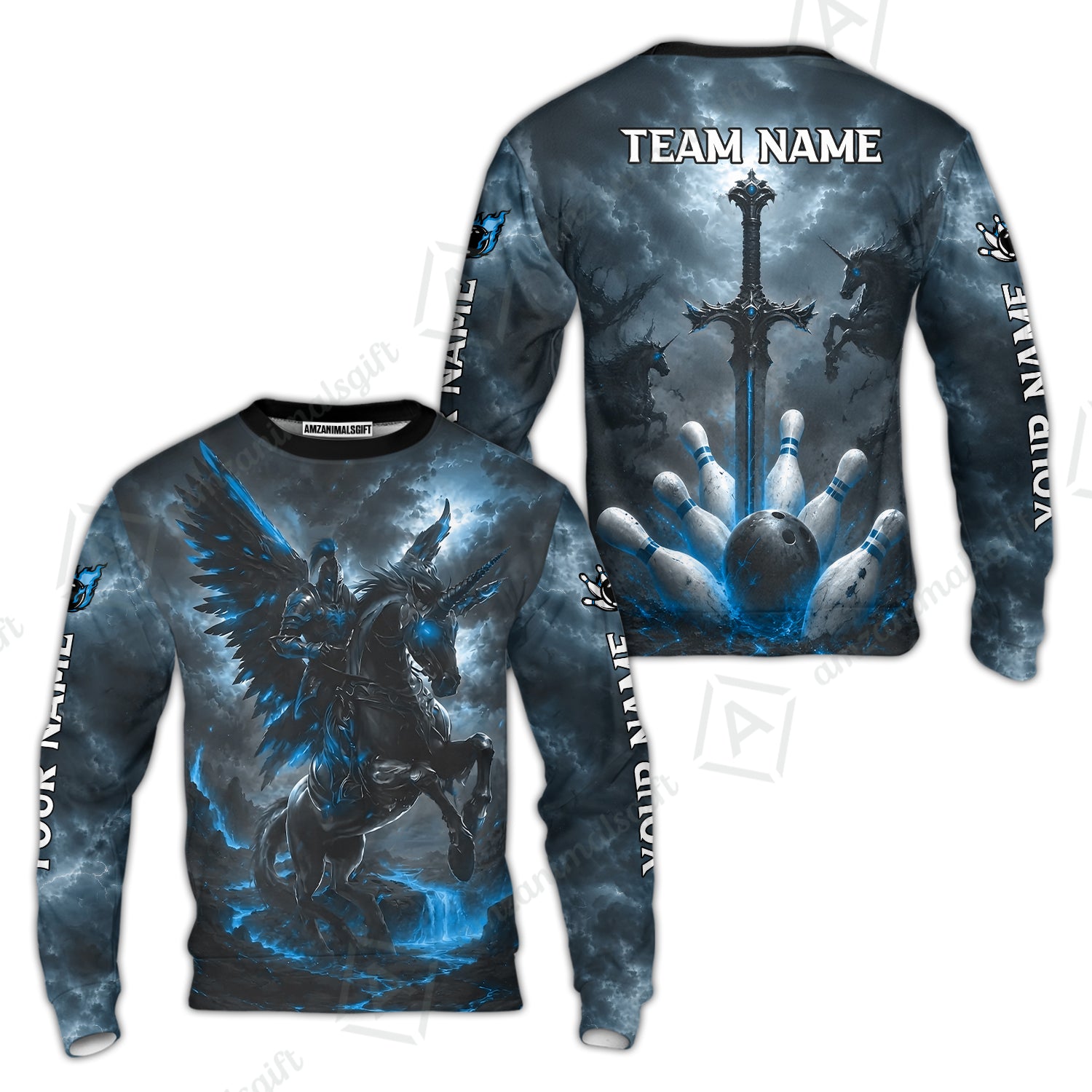 Sweatshirt||Blue