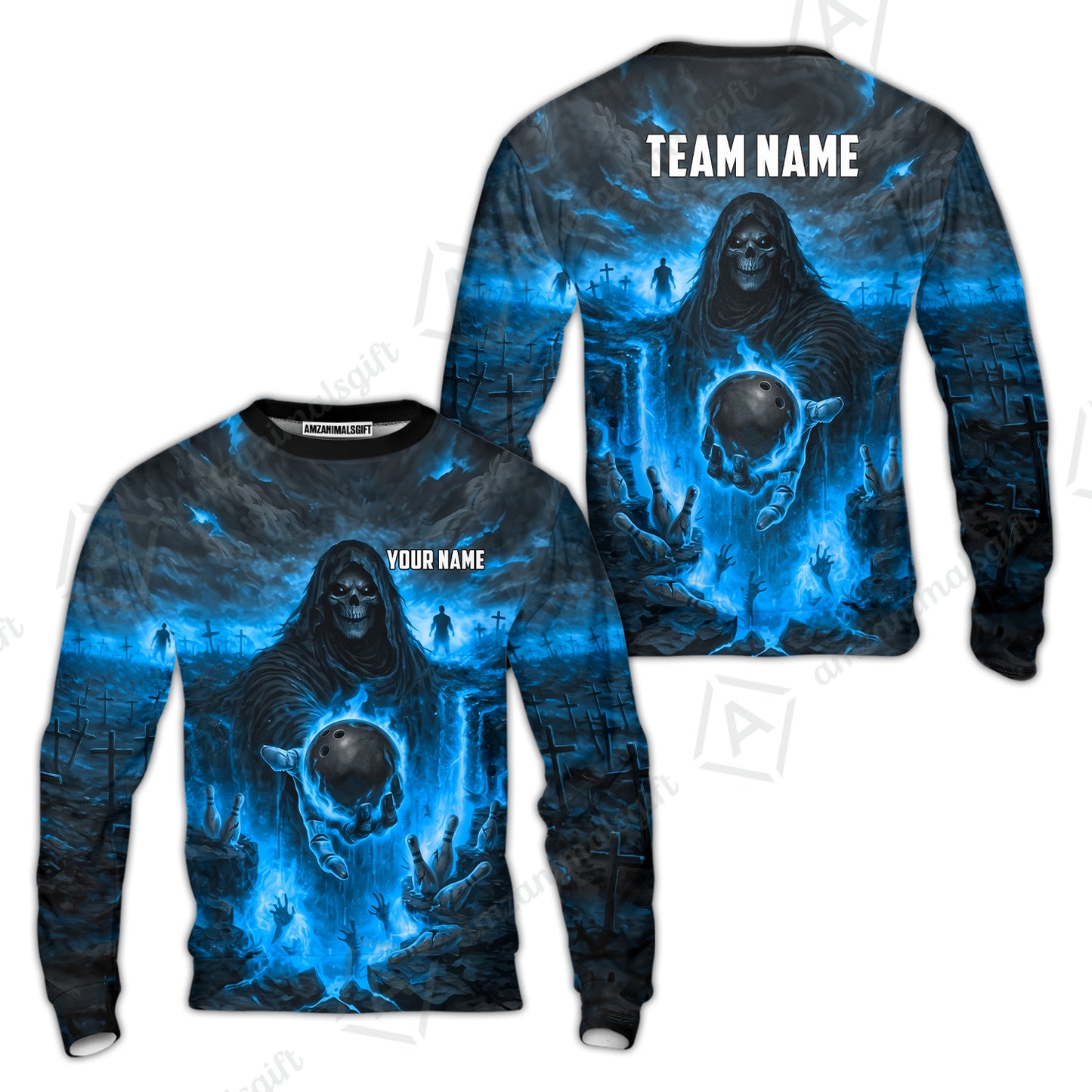 Sweatshirt||Blue