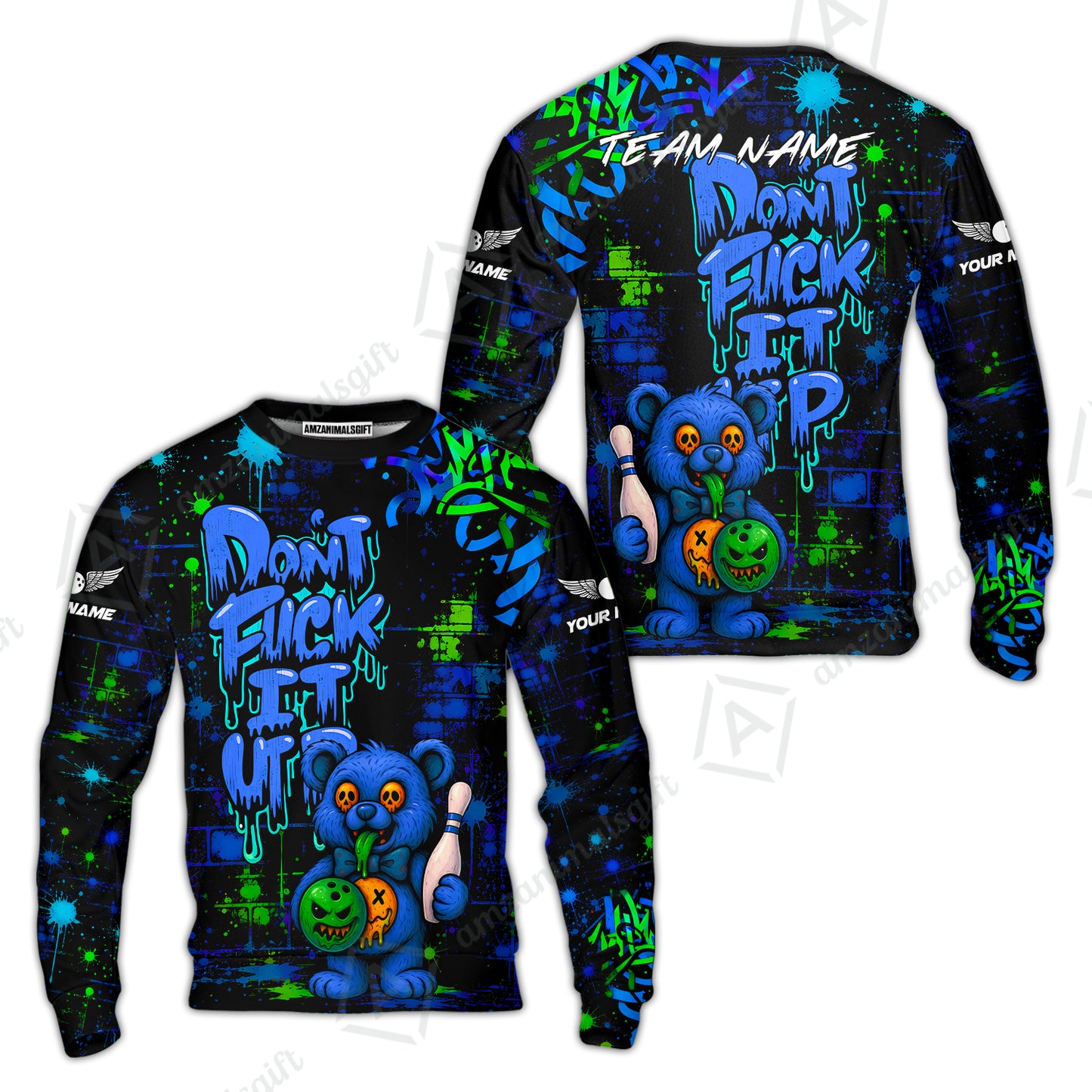 Sweatshirt||Blue