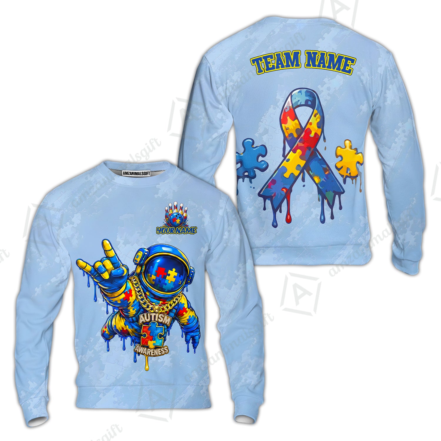 Sweatshirt||Blue