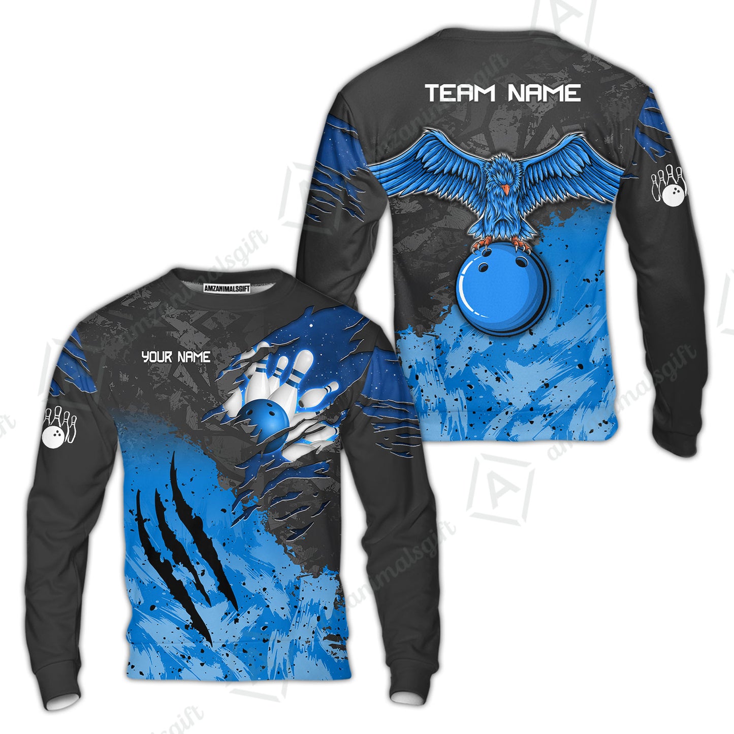 Sweatshirt||Blue