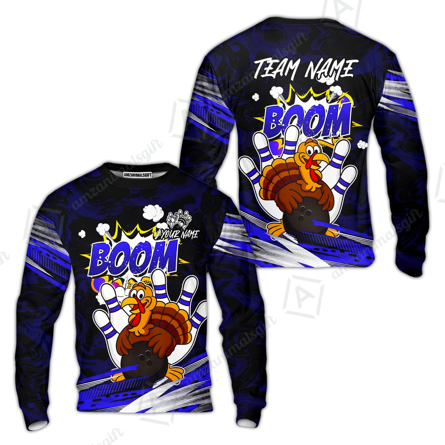 Sweatshirt||Blue
