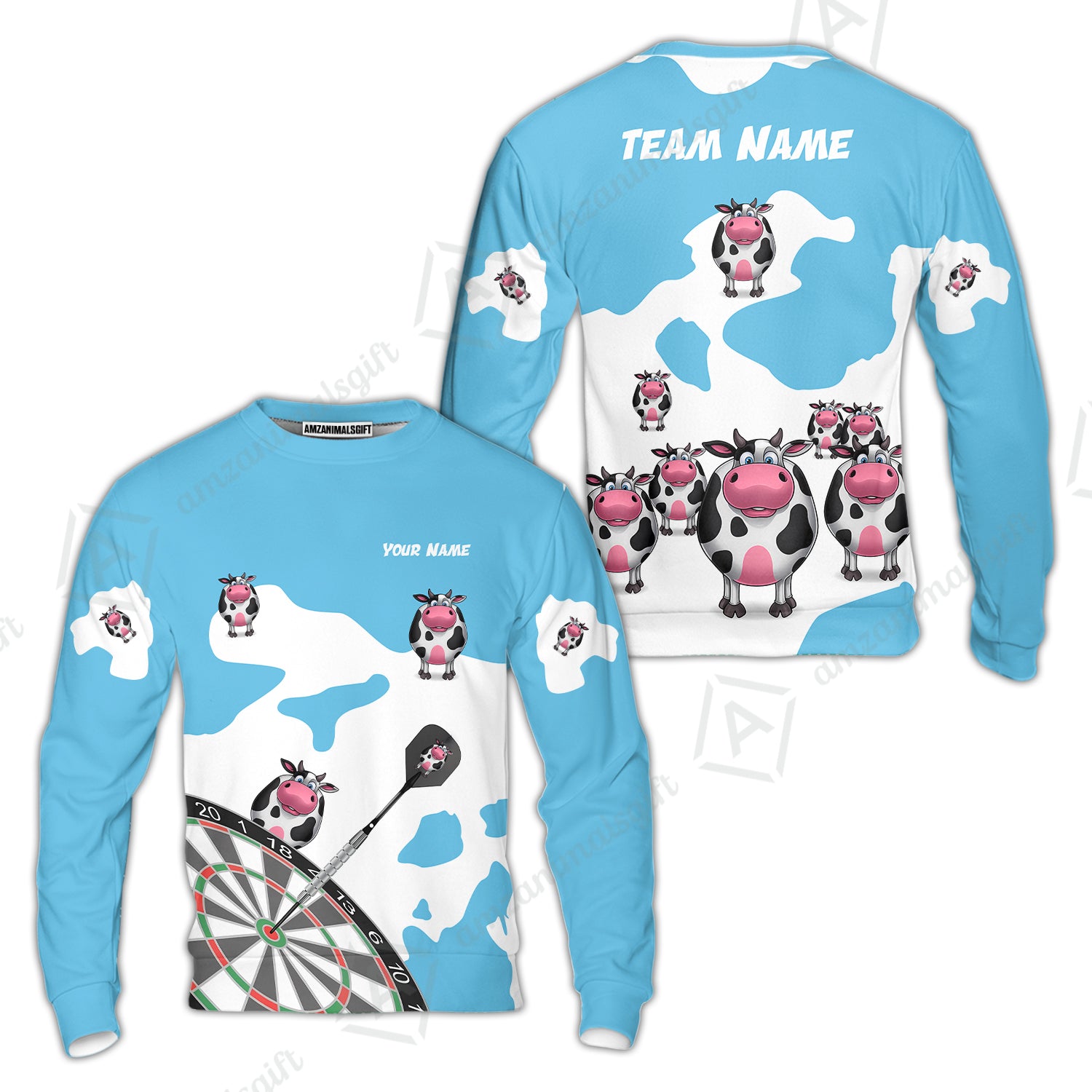 Sweatshirt||Cyan