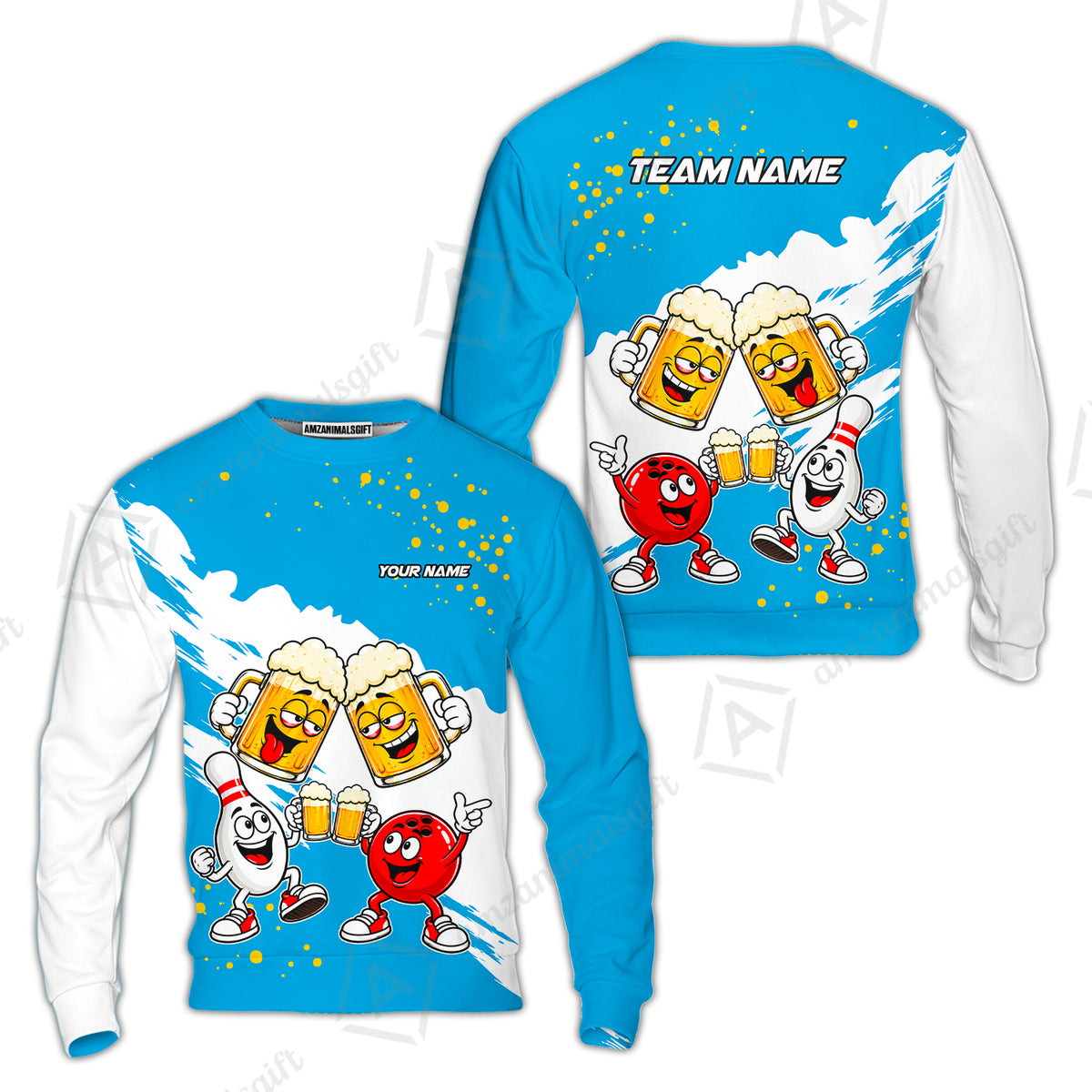 Sweatshirt||Cyan