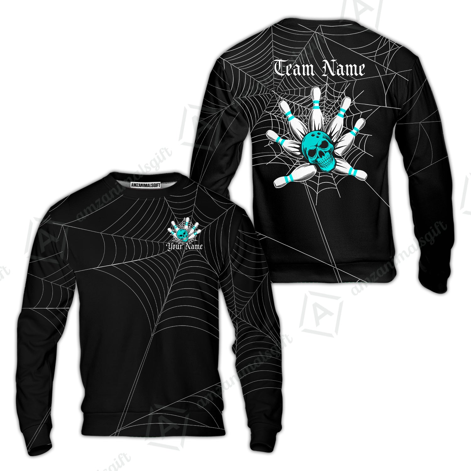 Sweatshirt||Cyan
