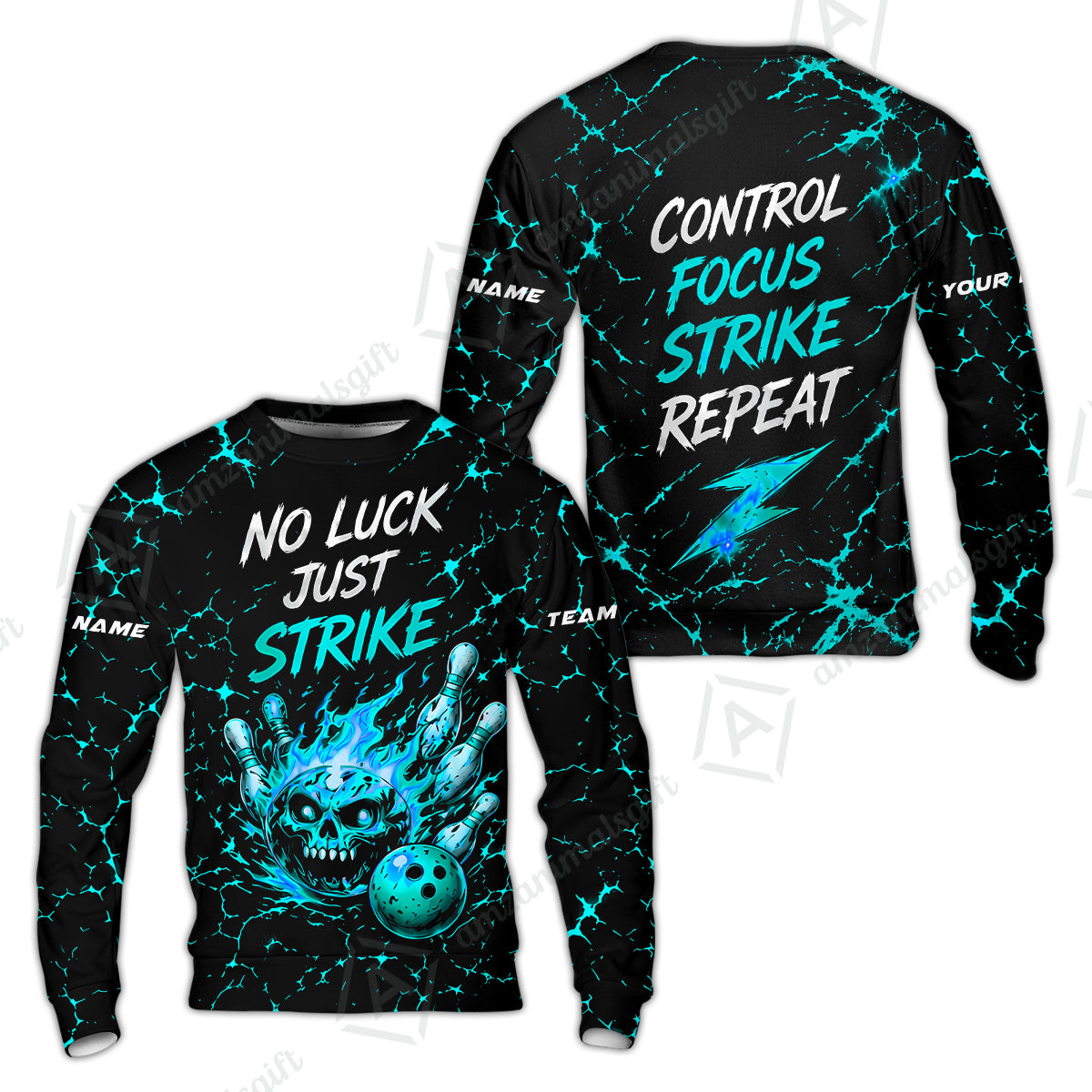 Sweatshirt||Cyan