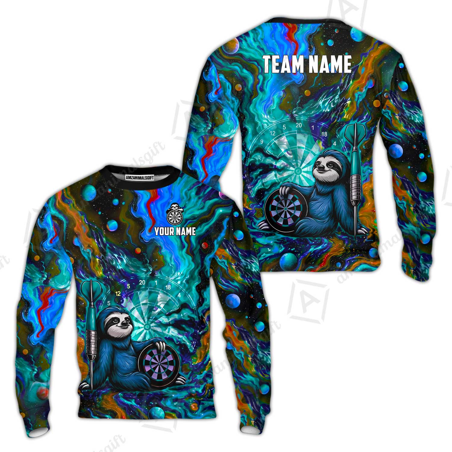 Sweatshirt||Cyan