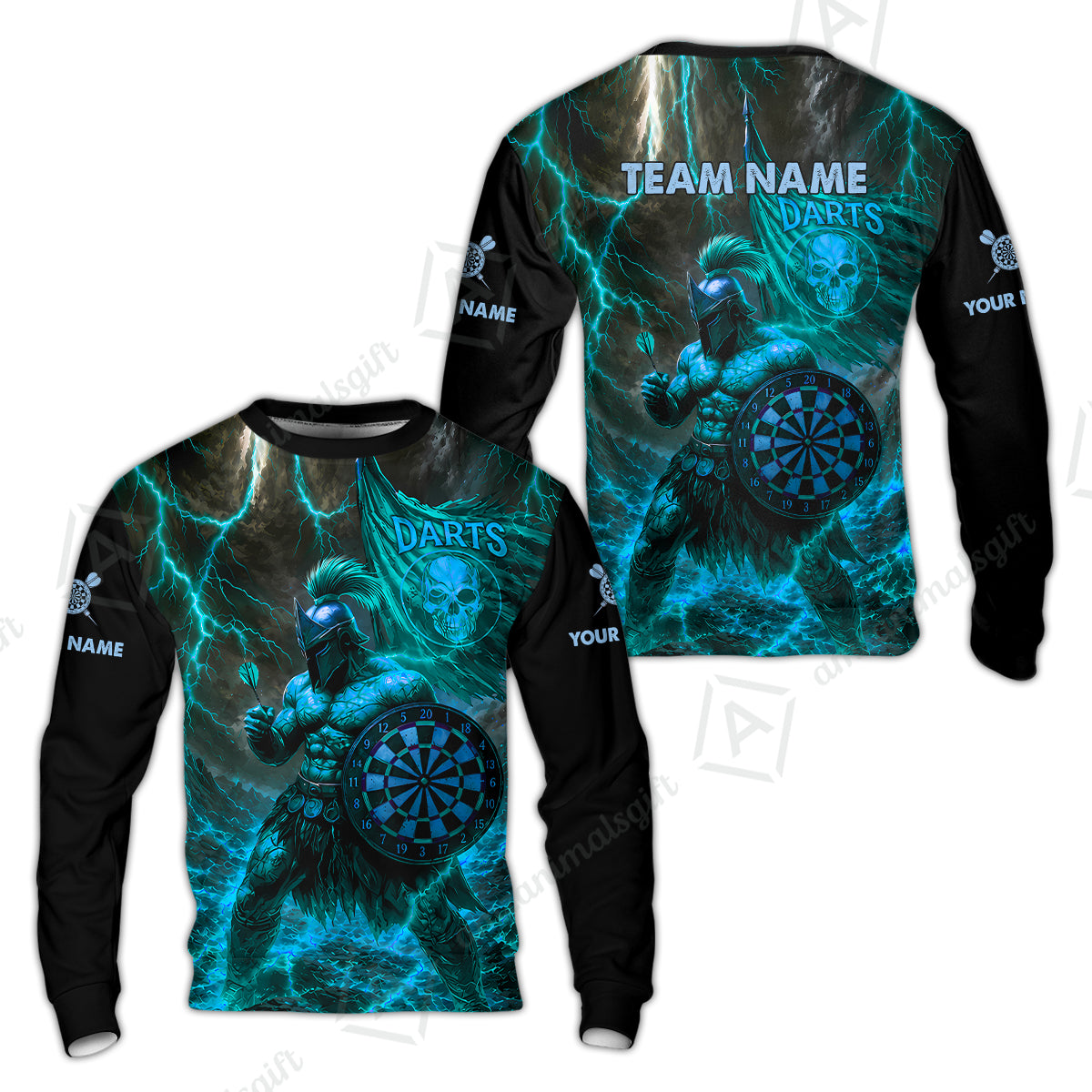 Sweatshirt||Cyan