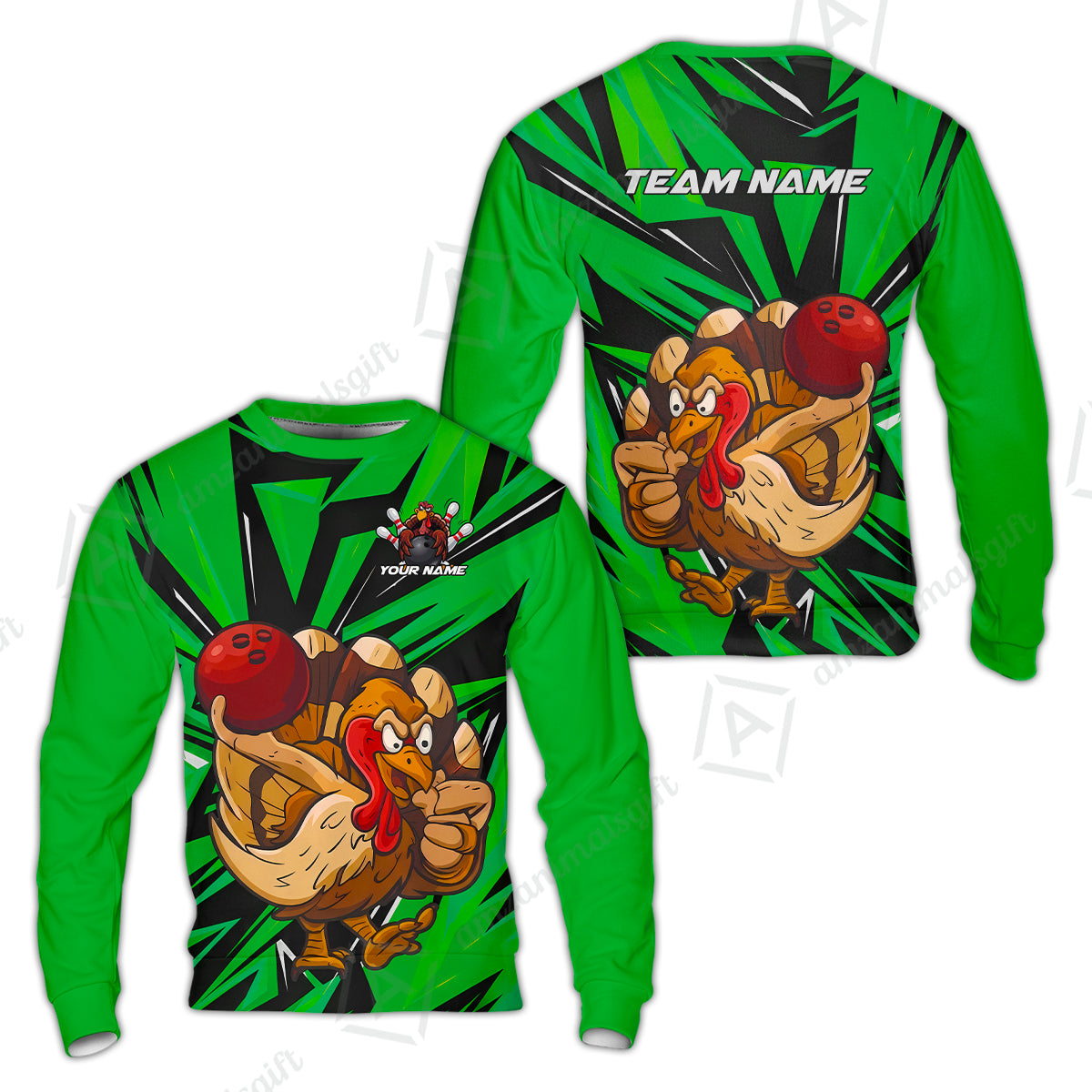 Sweatshirt||Green