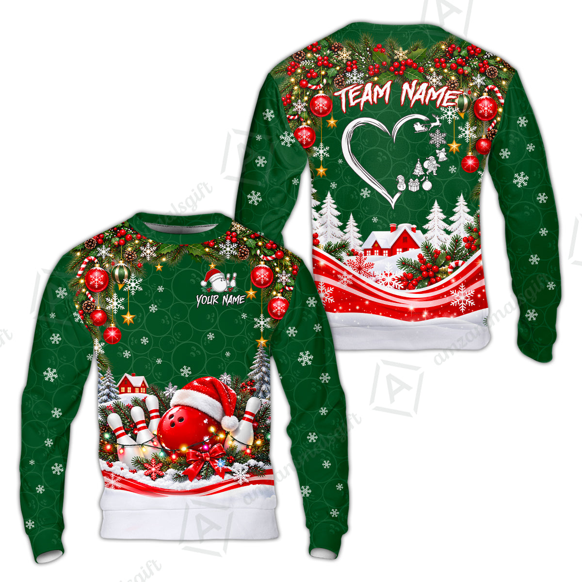Sweatshirt||Green