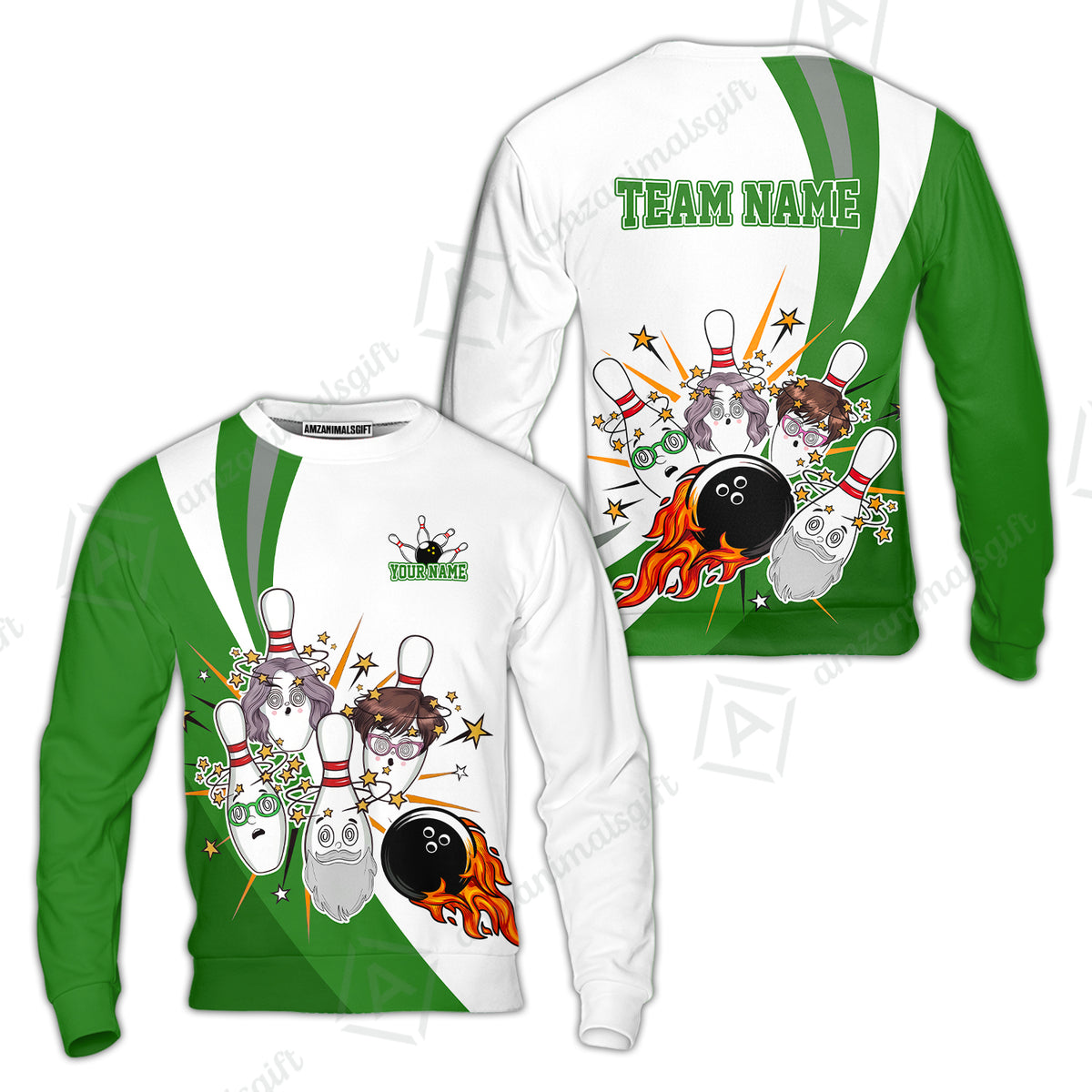 Sweatshirt||Green