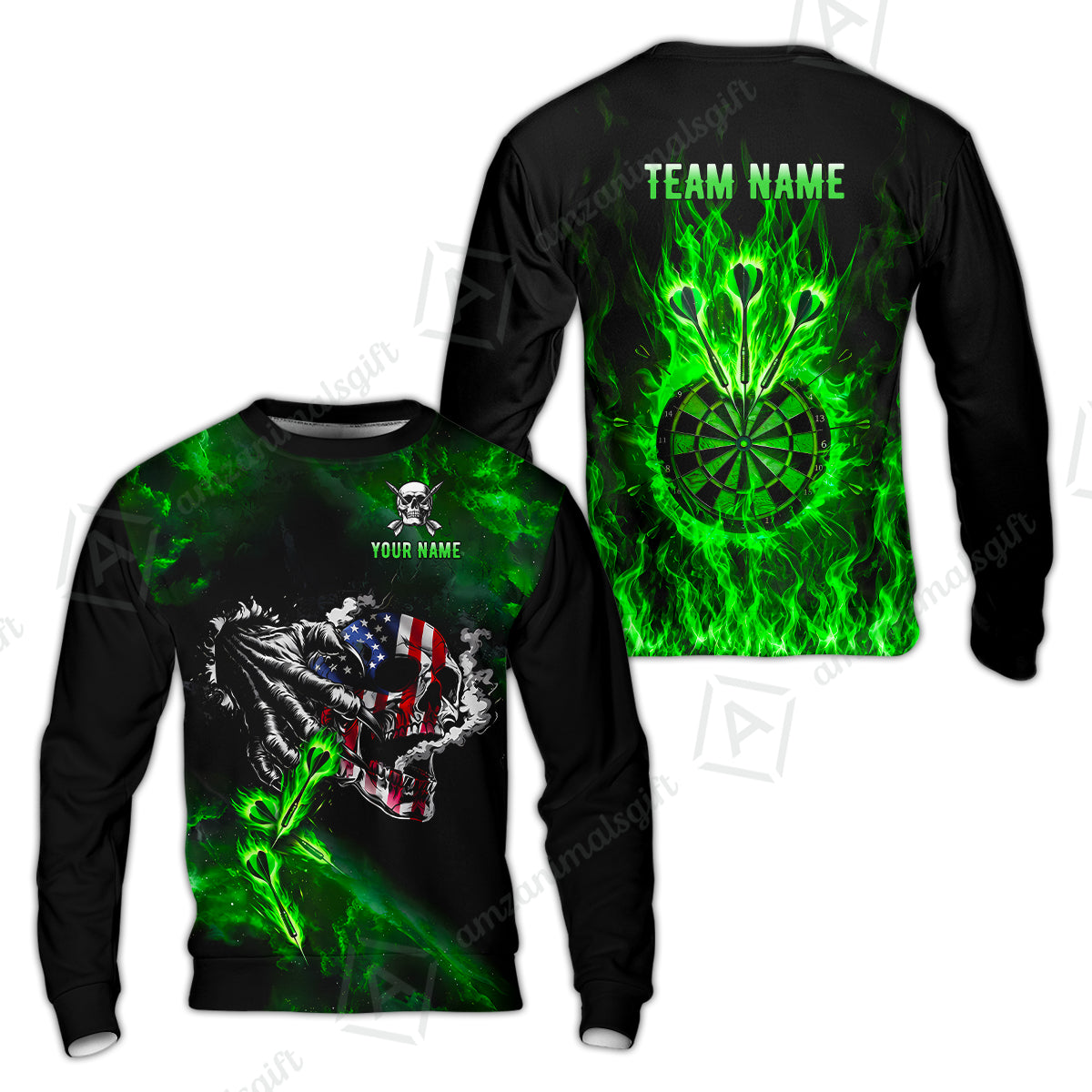 Sweatshirt||Green