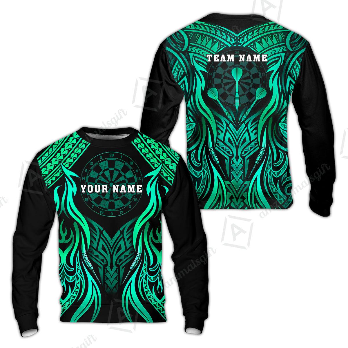 Sweatshirt||Green