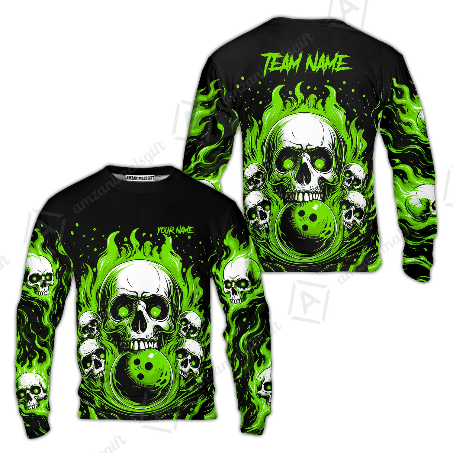 Sweatshirt||Green