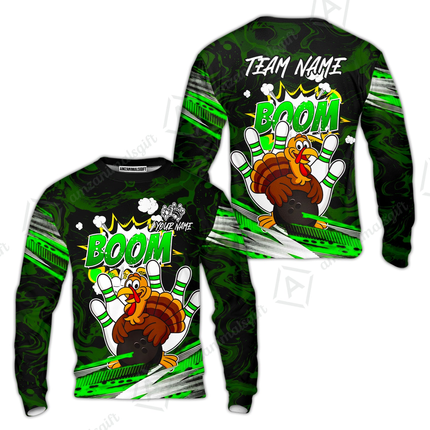 Sweatshirt||Green