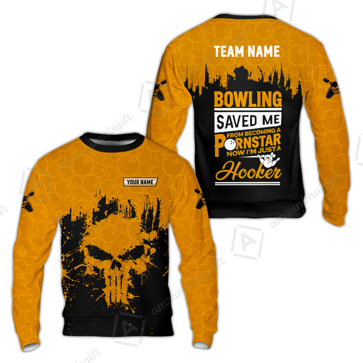 Sweatshirt||Orange
