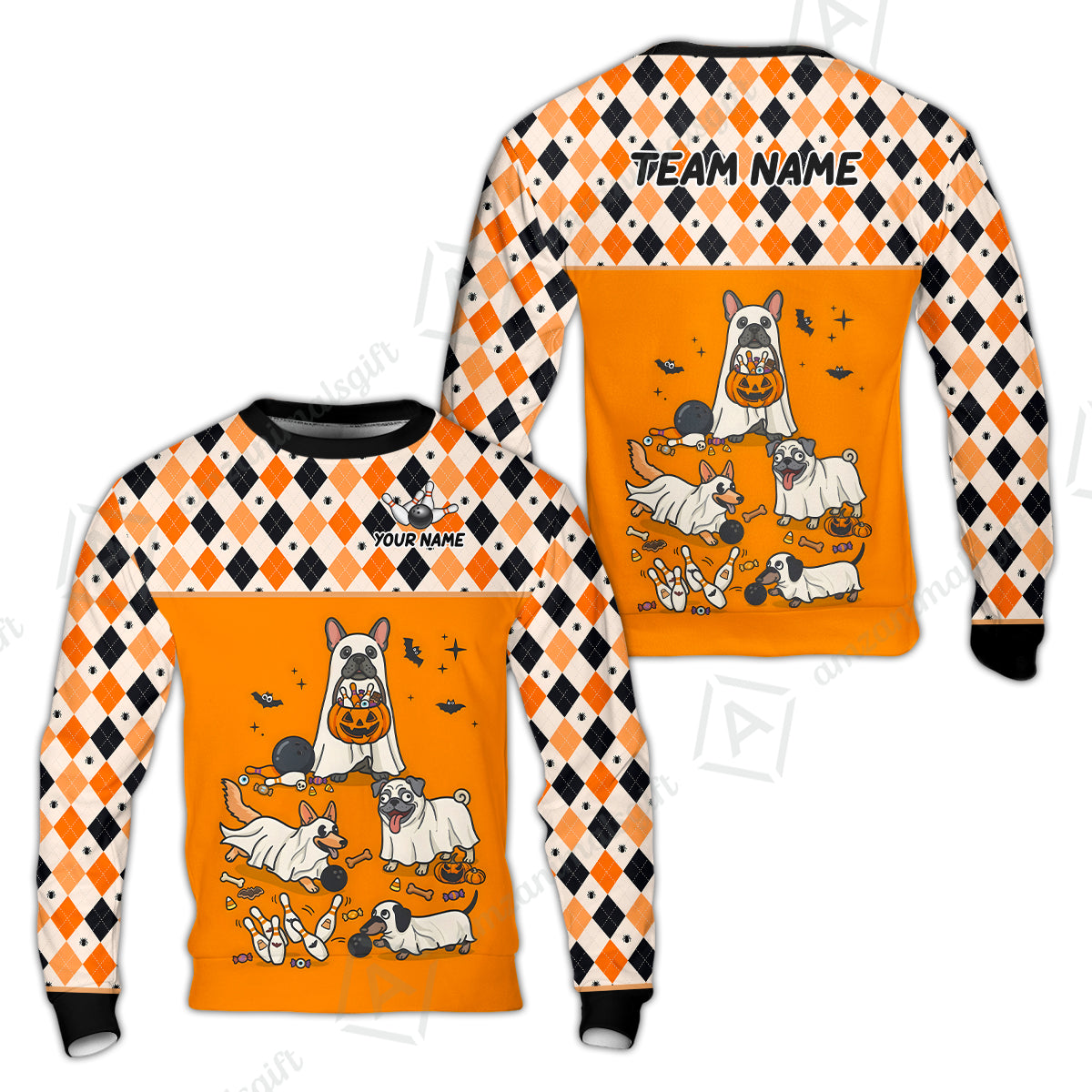 Sweatshirt||Orange