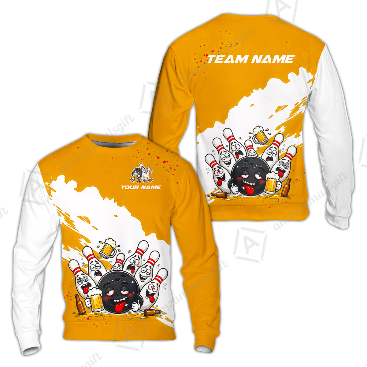 Sweatshirt||Orange
