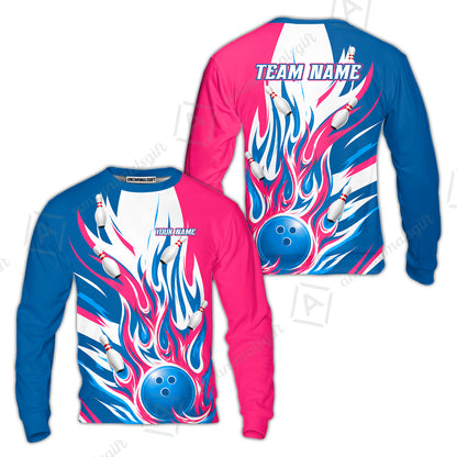 Sweatshirt||Pink Cyan