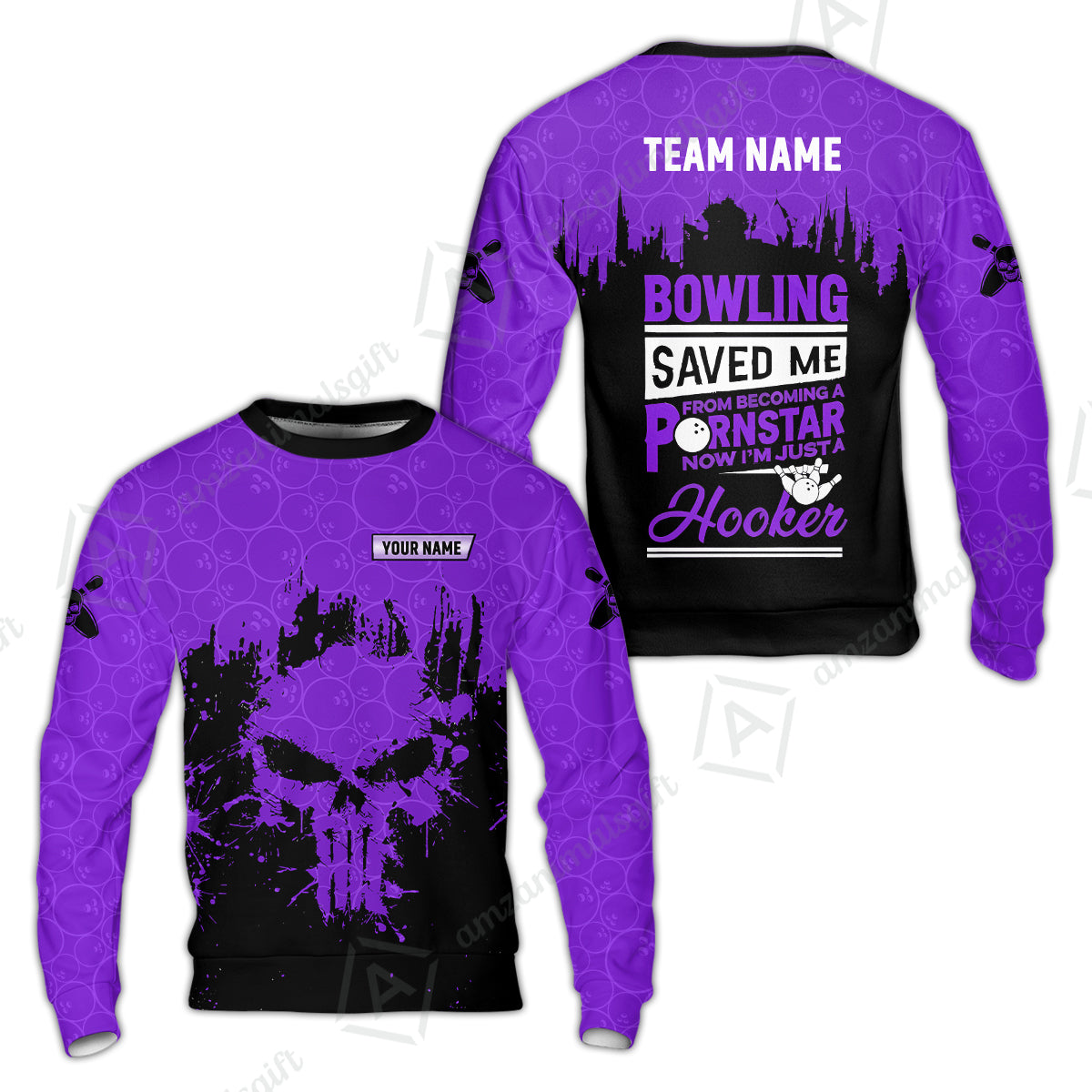 Sweatshirt||Purple