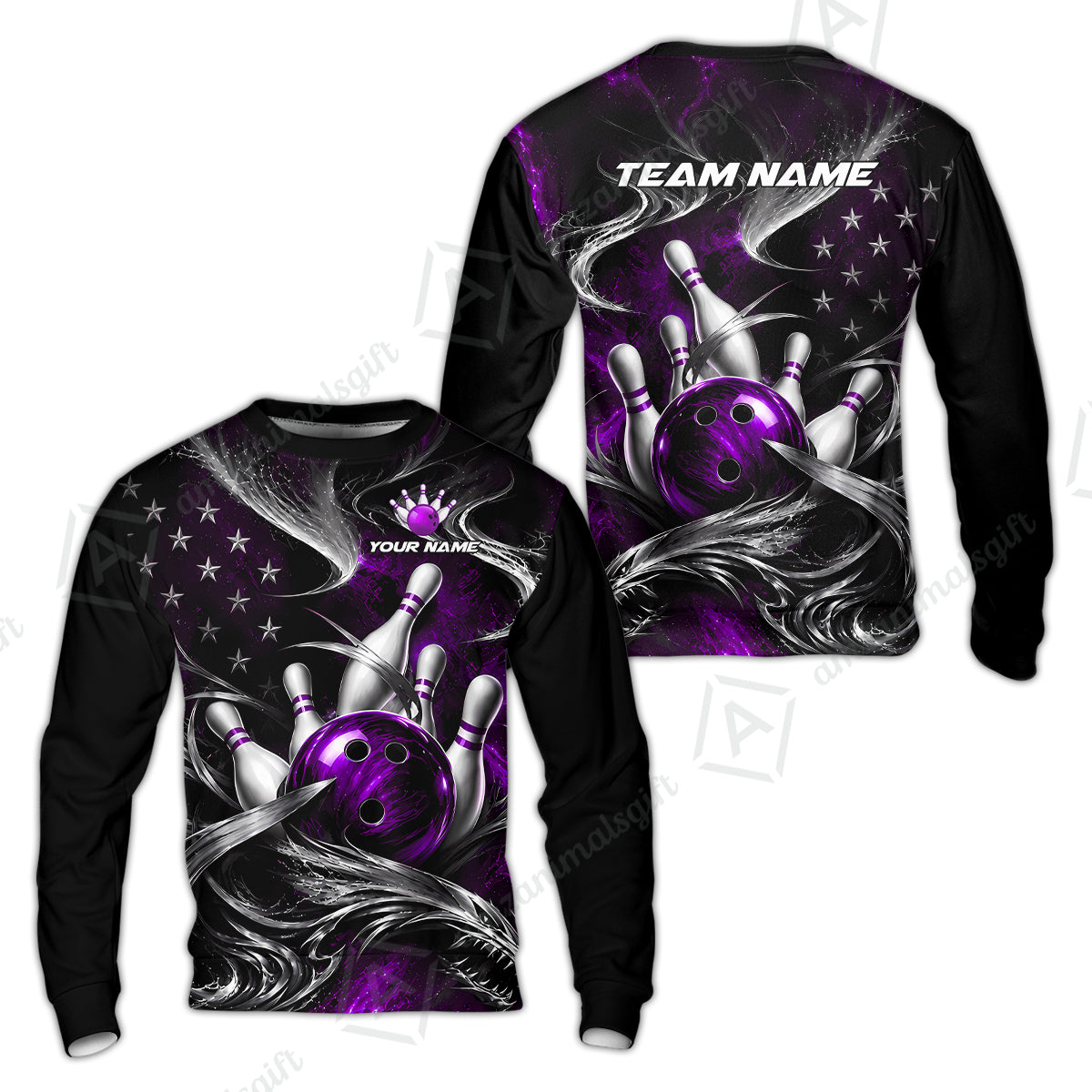 Sweatshirt||Purple