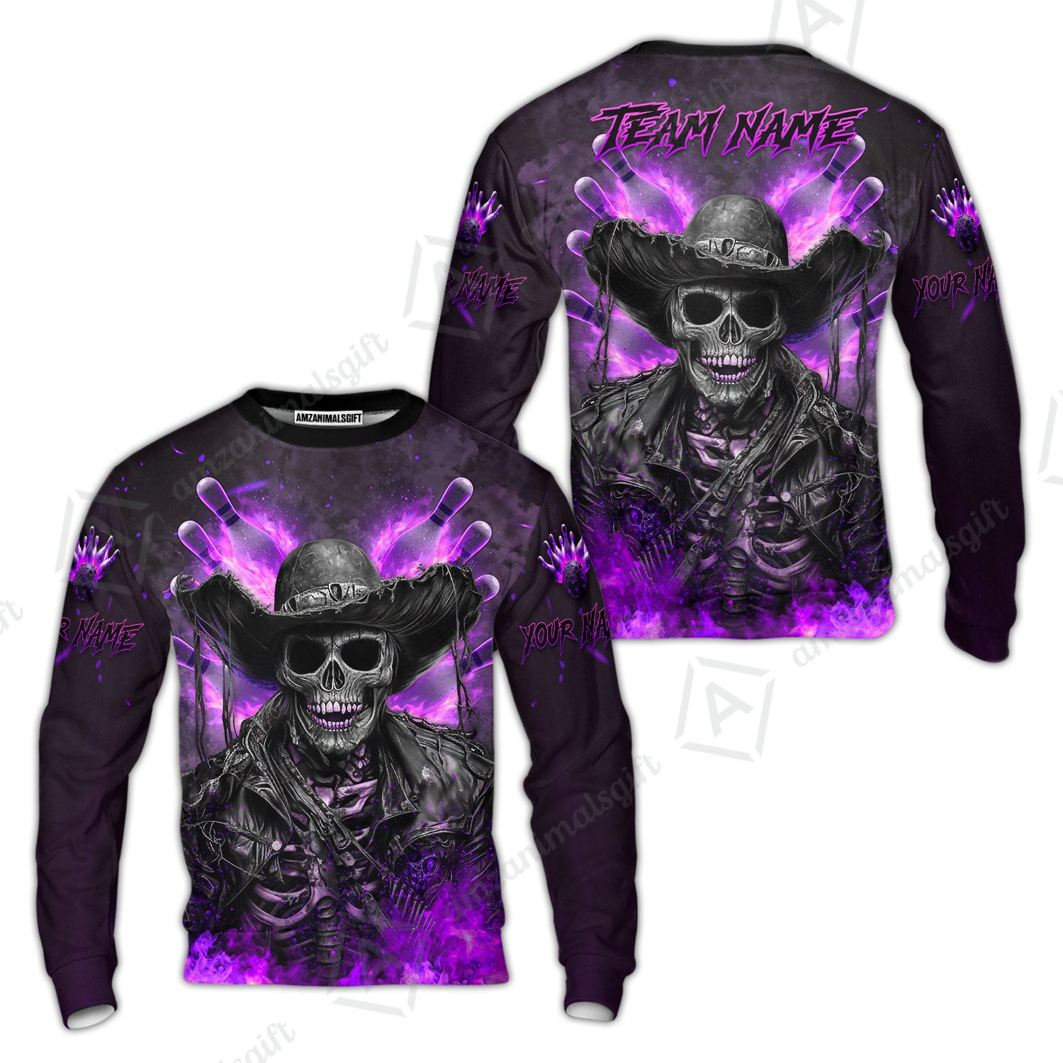 Sweatshirt||Purple