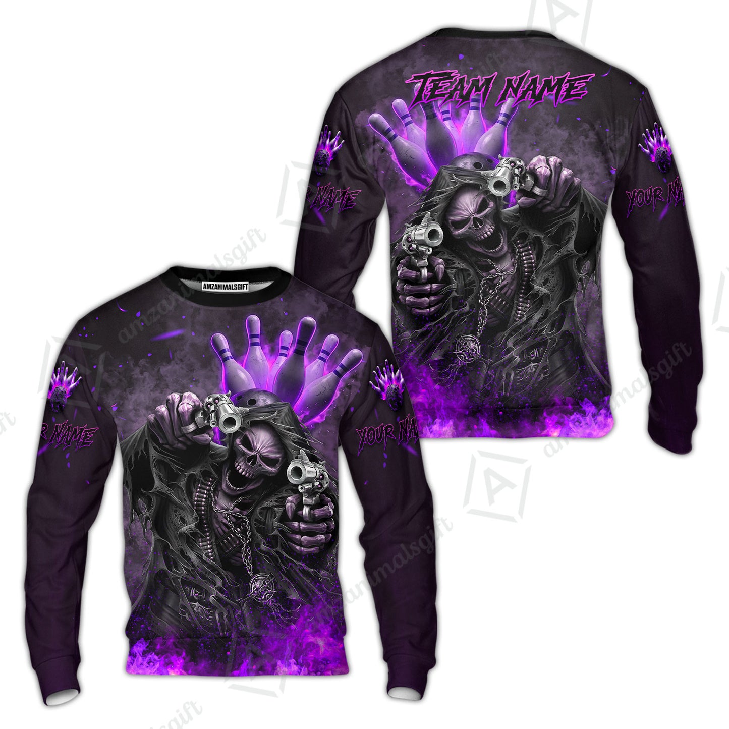 Sweatshirt||Purple