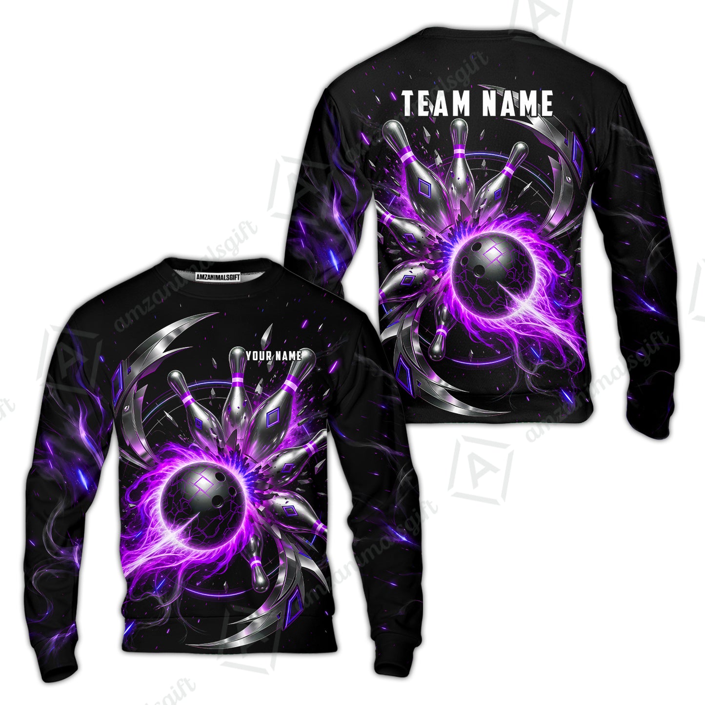 Sweatshirt||Purple