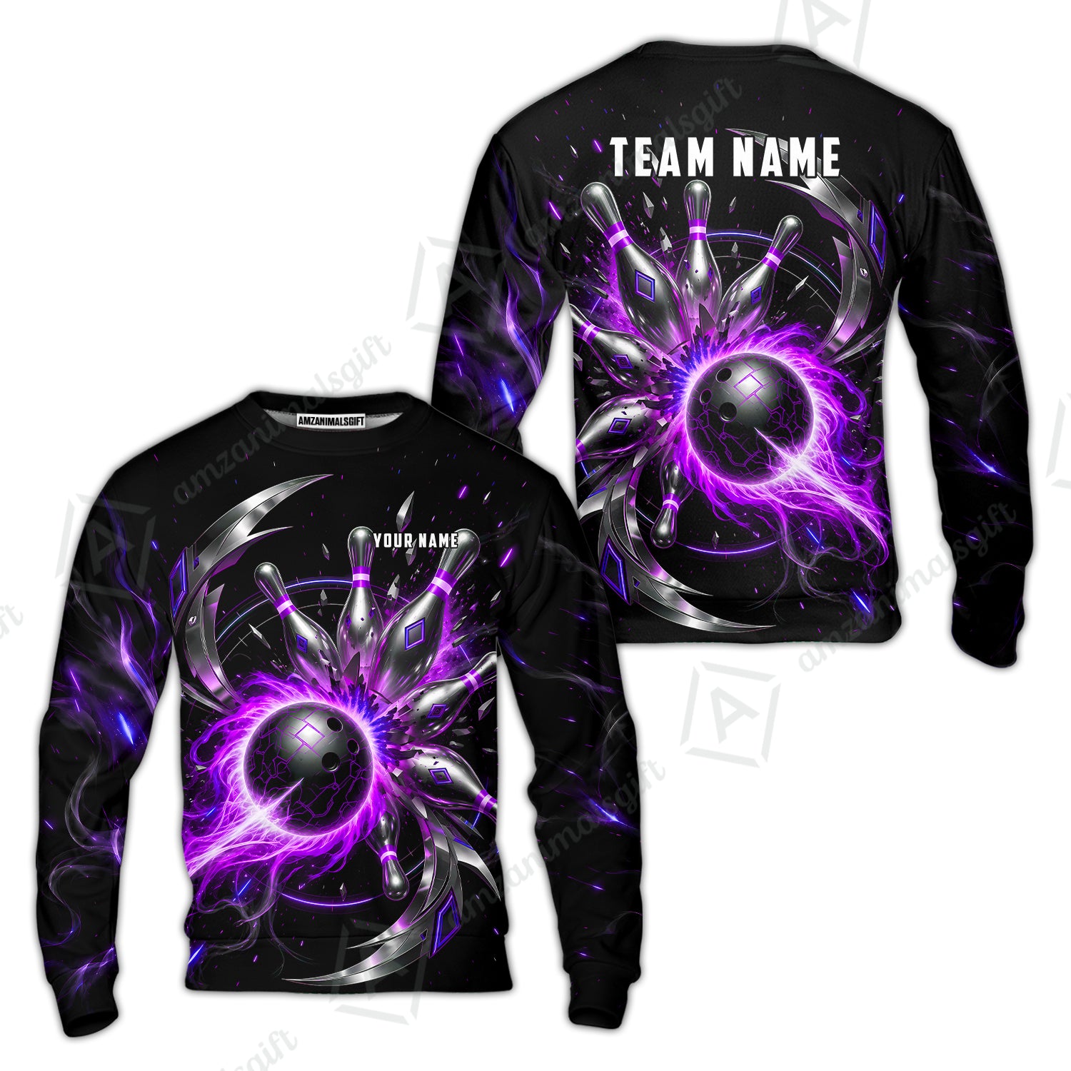 Sweatshirt||Purple