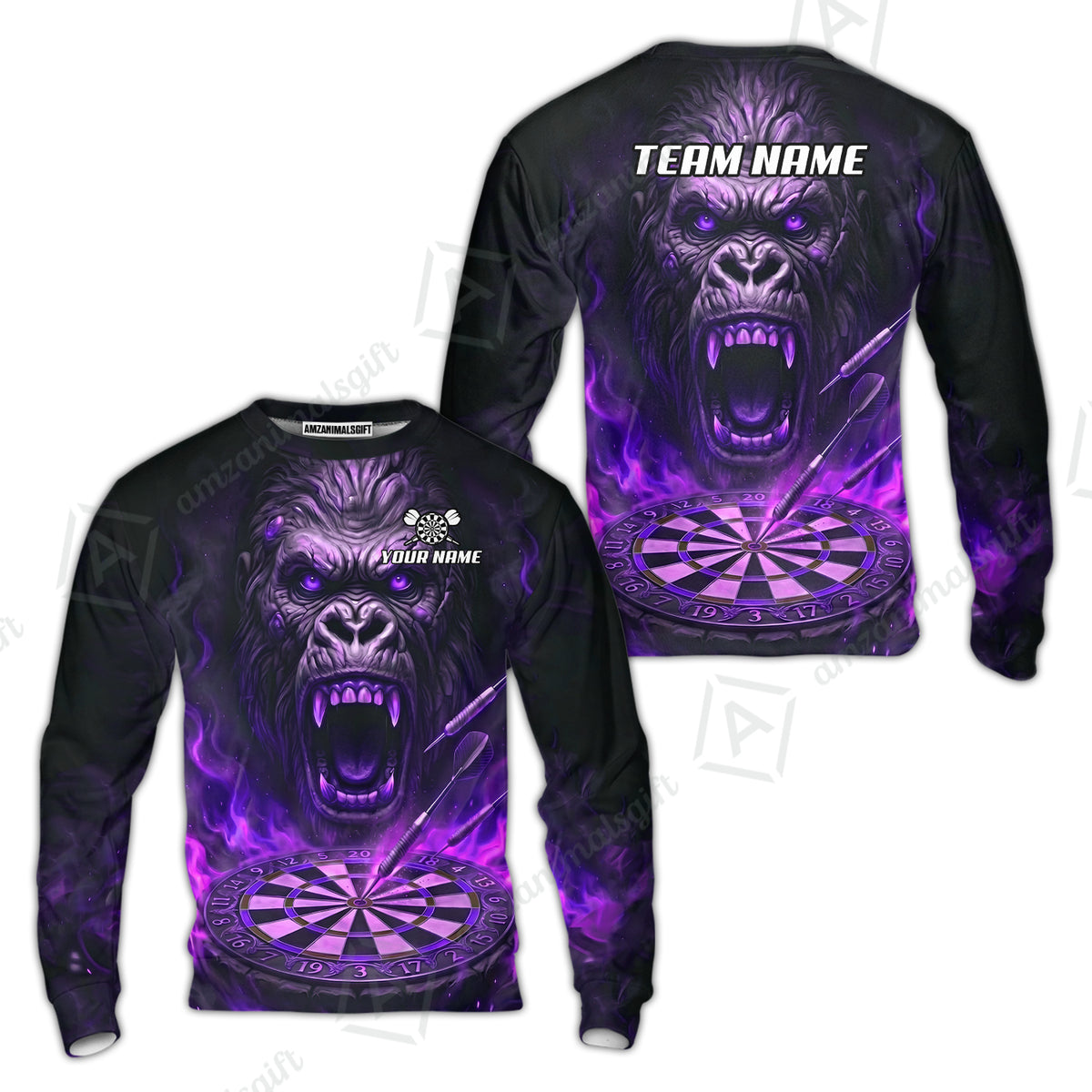 Sweatshirt||Purple