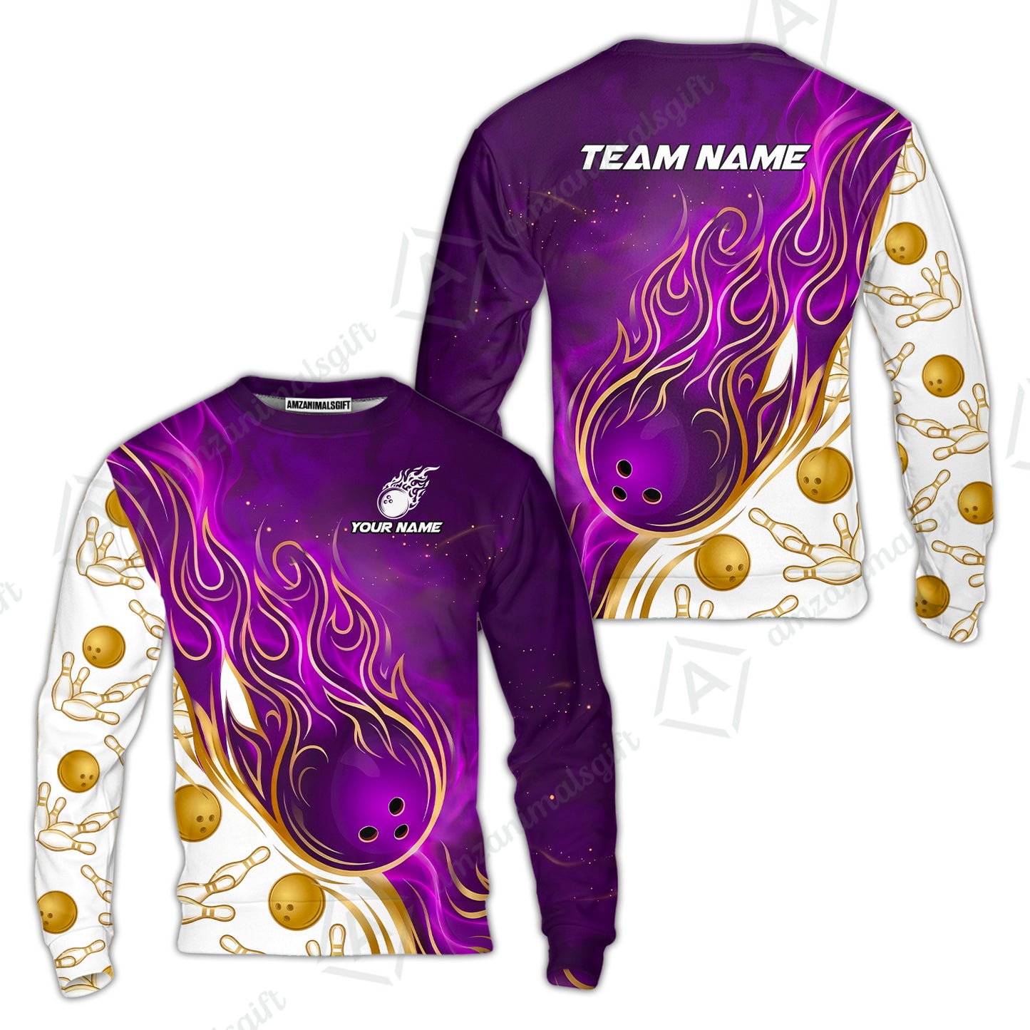 Sweatshirt||Purple