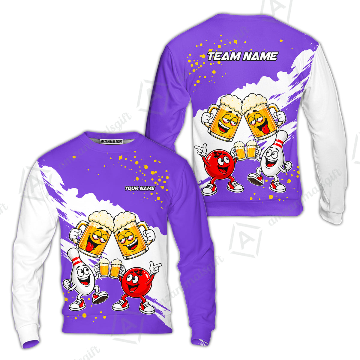 Sweatshirt||Purple