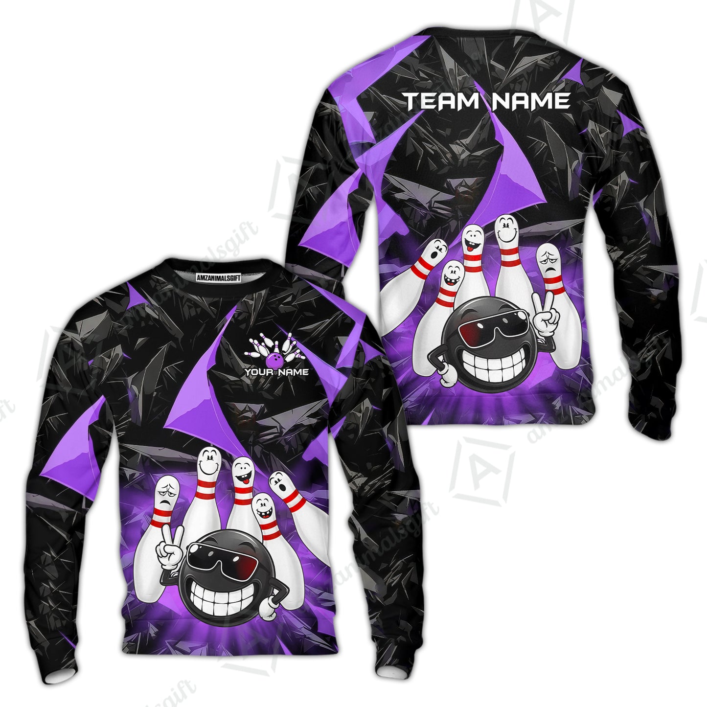 Sweatshirt||Purple
