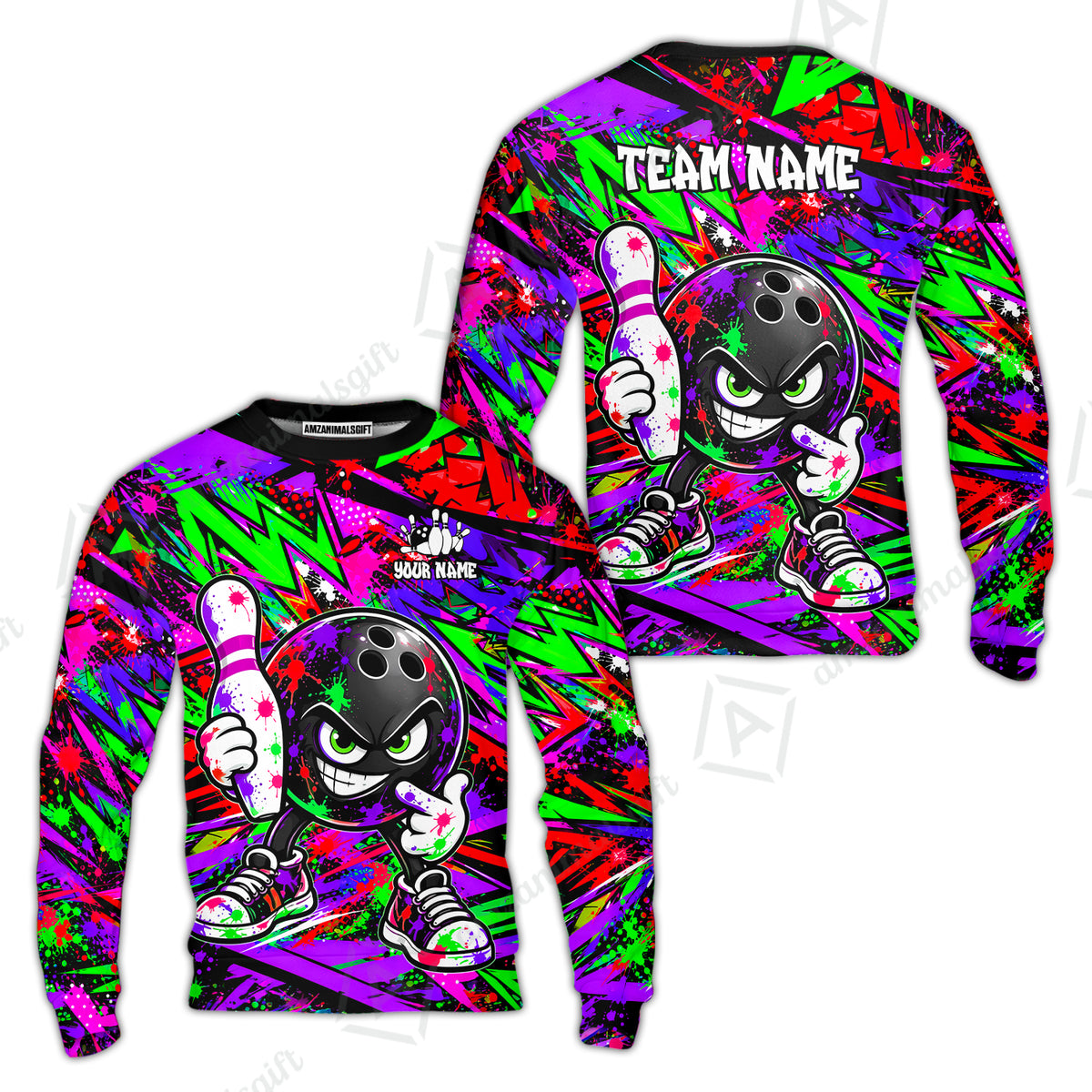 Sweatshirt||Purple