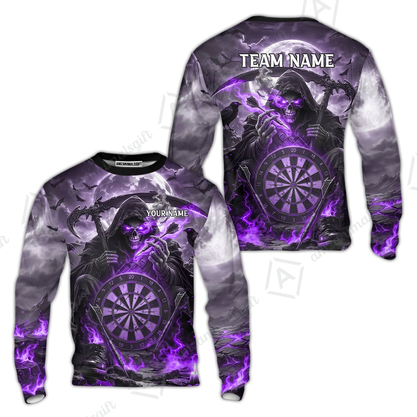 Sweatshirt||Purple